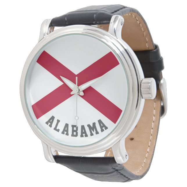 Alabama State Flag Watch (Angled)