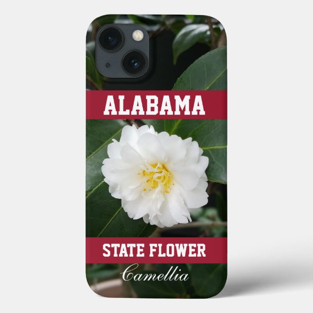 Alabama State Flower Camellia Case-Mate iPhone Case (Back)