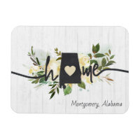 Alabama State Personalised Your Home City Rustic
