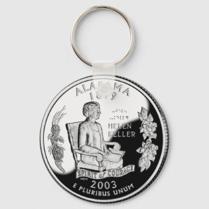 Alabama State Quarter Key Ring