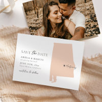 Alabama State Save the Date Card