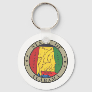 Alabama State Seal Key Ring