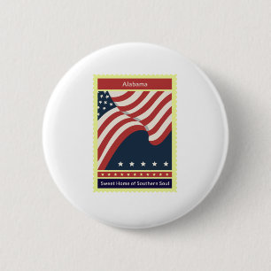 Alabama – Sweet Home Of Southern Soul 6 Cm Round Badge