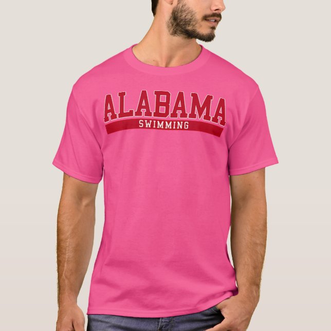 Alabama Swimming T-Shirt (Front)
