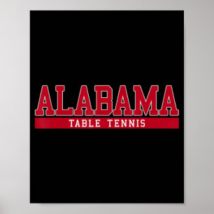 Alabama Table Tennis  Poster