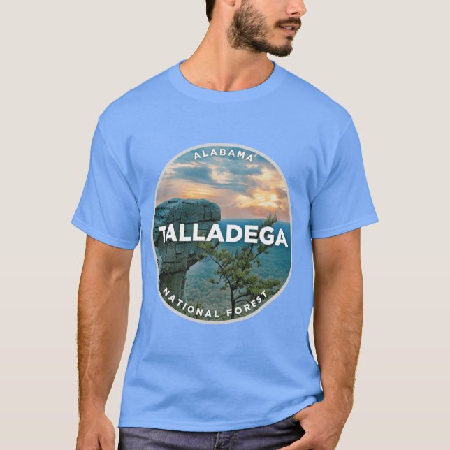 Alabama Talladega National Forest Oversized T-Shirt (Front)