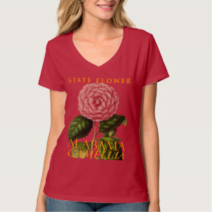 Alabama Territory Flower The Camellia T-Shirt