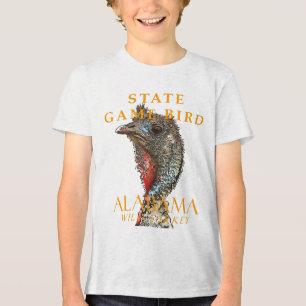 Alabama Territory Game Bird The Wild Turkey Tri-Blend Shirt