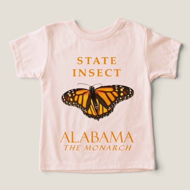 Alabama Territory Insect The Monarch (Design Front)