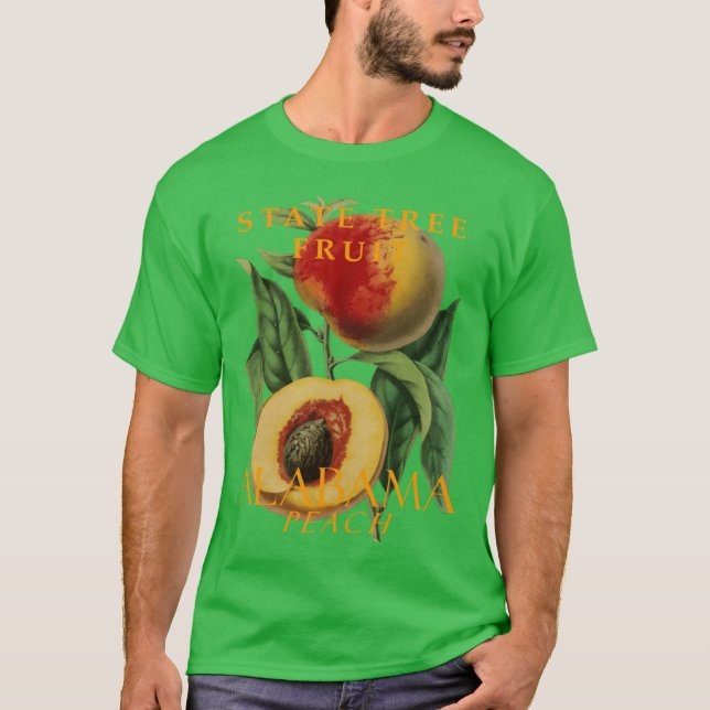 Alabama Territory Tree Fruit The Peach T-Shirt (Front)