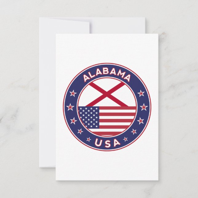 Alabama Thank You Card (Front)