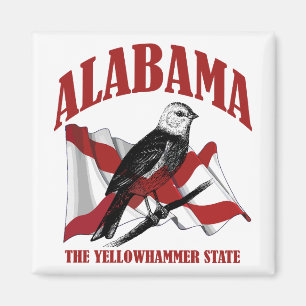 Alabama,The Yellowhammer State Magnet