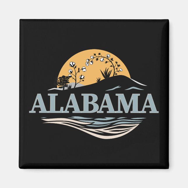 Alabama United States of America Magnet (Front)