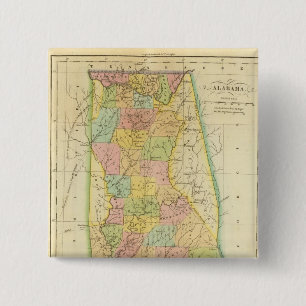 Alabama US 15 Cm Square Badge