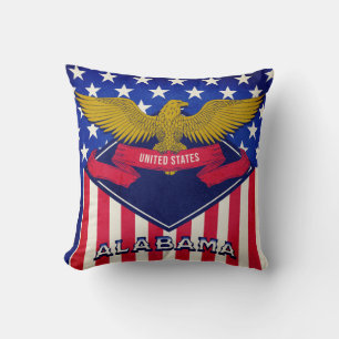Alabama USA Flag    Cushion