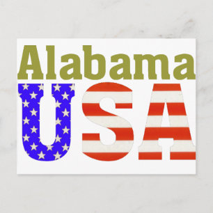 Alabama USA! Postcard