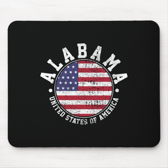 Alabama Vintage  Mouse Pad (Front)