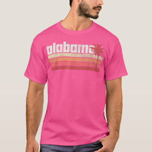 Alabama Vintage Retro 70s 80s 90s Gift Beach Palm T-Shirt