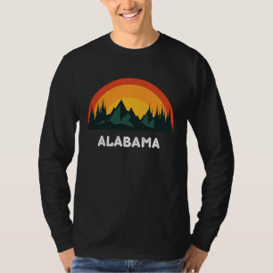 Alabama Vintage Sunset 80s Retro Summer Cotton Sta T-Shirt