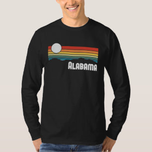 Alabama Vintage Sunset 80s Retro Summer State USA T-Shirt