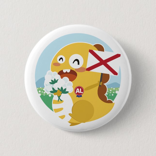 Alabama VIPKID Button (Front)