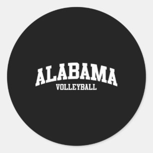 Alabama Volleyball Alabama State Home Classic Round Sticker