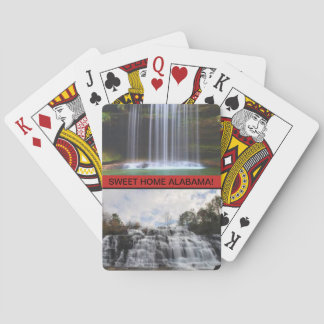 Alabama Waterfalls on a Playing Card Deck