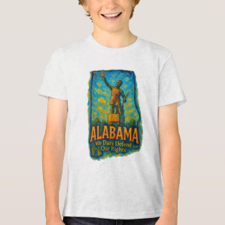 Alabama “We Dare Defend Our Rights” T-Shirt Tri-Blend Shirt