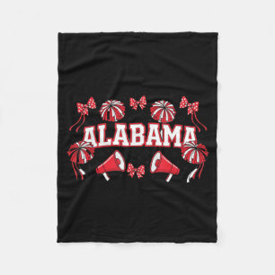 Alabama Women Kids Boys Girls Youth Teen Men Fleece Blanket