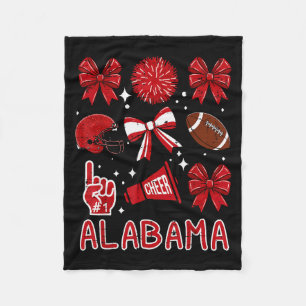 Alabama Women Kids Boys Girls Youth Teen Men Fleece Blanket