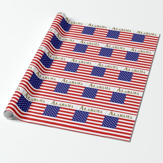 ALABAMA WRAPPING PAPER (Unrolled)