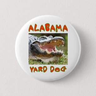 ALABAMA YARD DOG 6 CM ROUND BADGE