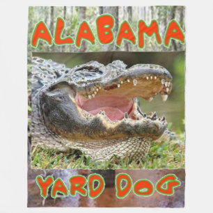 ALABAMA YARD DOG Fleece Blankets
