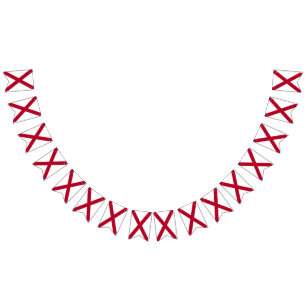 Alabamian flag, American state flag banner