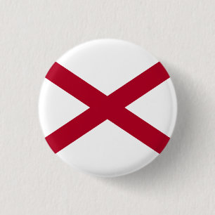 Alabamian Flag, Flag of Alabama 3 Cm Round Badge