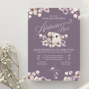 Alabaster Box Birthday Invitation
