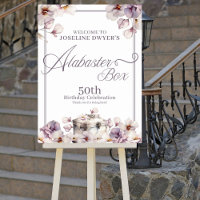 Alabaster Box Birthday Welcome Poster