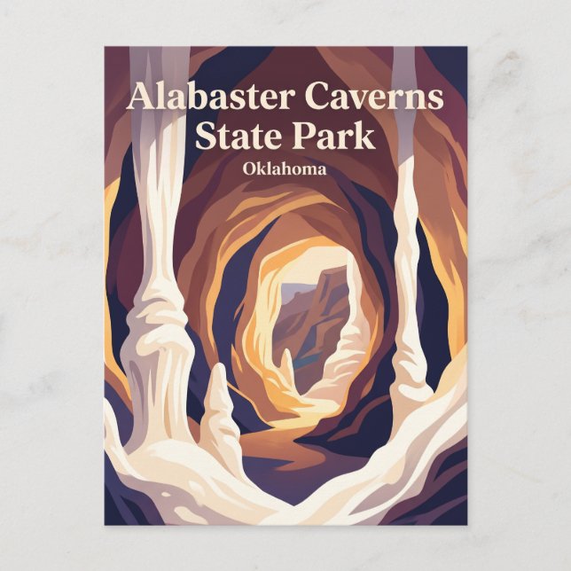 Alabaster Caverns State Park Oklahoma Postcard (Front)