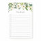 Alabaster Floral Personalised To-Do List