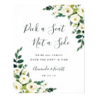 Alabaster Floral Wedding Ceremony Seating