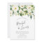Alabaster Floral Wedding Invitation