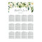 Alabaster Floral Wedding Seating Chart