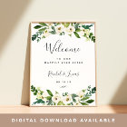 Alabaster Floral Wedding Welcome