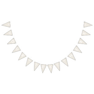 Alabaster Solid Colour Customise It Bunting