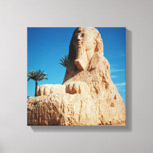 Alabaster Sphinx, New Kingdom Canvas Print