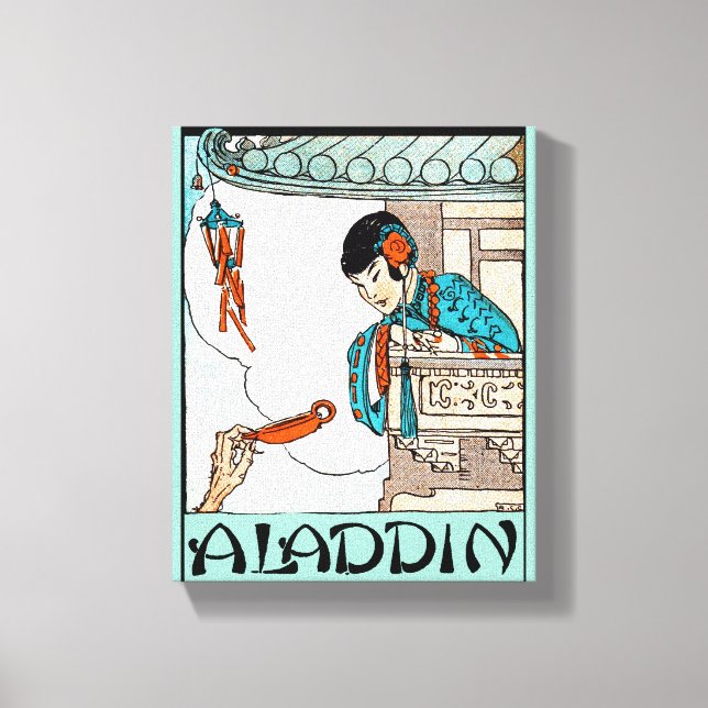 Aladdin Chinese Vintage Magic Lantern  Canvas Print (Front)