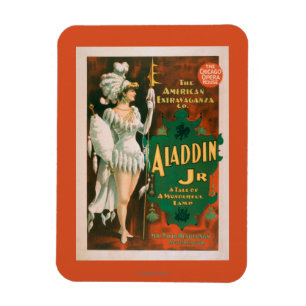 Aladdin Jr. Tale of a Wonderful Lamp Theatre 2 Magnet