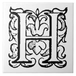 Aladdin O'Brien Capital Letter H Tile
