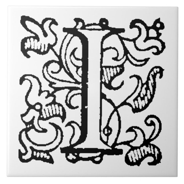 Aladdin O'Brien Capital Letter I Tile (Front)