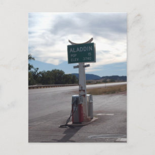 Aladdin, WY Postcard